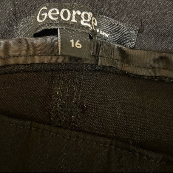 George Black Casual Straight Leg Dress Pant. - Picture 3 of 4